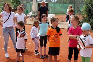 Tennisspielen