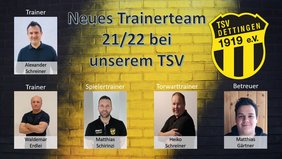 Das Trainerteam ab 2021